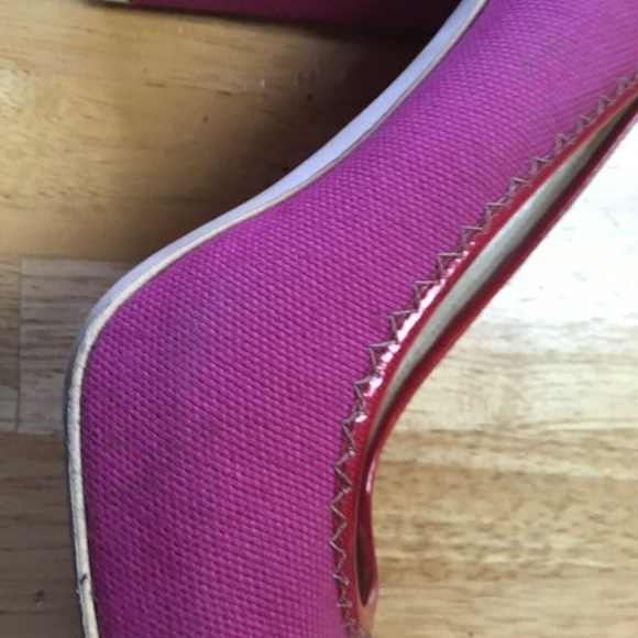 Vintage Theory hot pink shoes mall goth Y2K size 8 - Picture 6 of 11